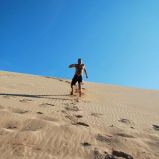 Jeremy dune-running, Taroa, La Guajira, Colombia
