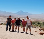 Family hike at Pukará de Quitor, Atacama, Chile