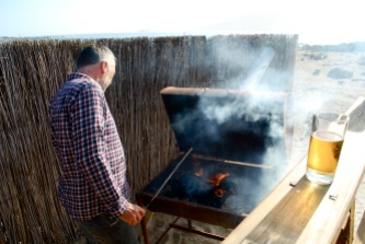 BBQ time, Pan de Azucar, Chile