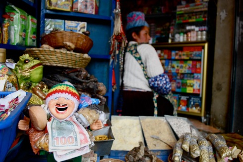 Shop in La Paz, Bolivia
