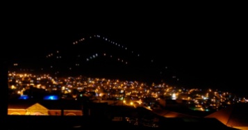 Cerro Rico by night, Potosi