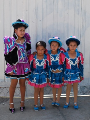 Each dance group had different outfits.