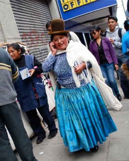 Cholitas are fascinating to outsiders, but are nothing more than the norm in Bolivia.