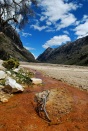 The landscapes changed so many times during the Santa Cruz trek. Cordillera Blanca, Peru