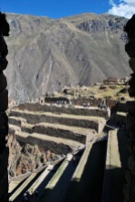 Inca ruins, Ollantaytambo, Peru