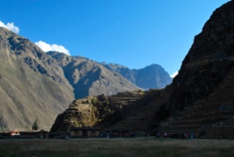 Inca ruins, Ollantaytambo, Sacred Valley, Peru
