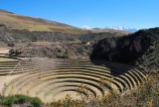 It's said that the Incas built these terraces at Moray to create an experimental micro-climate.