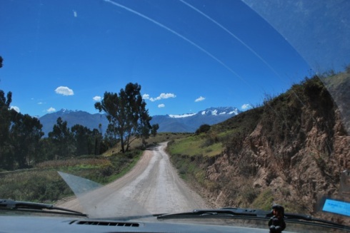Driving in Sacred Valley, Peru