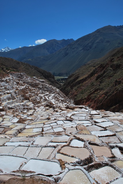Salt pans, Maras, Peru