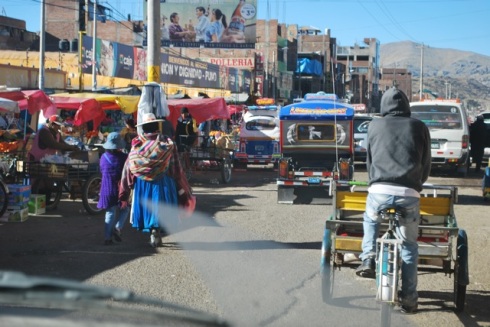 Sunday market, Puno, Peru
