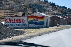 Election mural, Peru