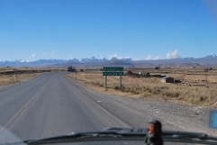 Driving to La Paz, Bolivia