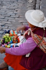 Street vendor, Cusco, Peru