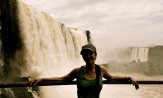 Paula at Iguazu Falls (Brazil)