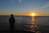 Sunrise from Buenos Aires ferry