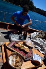 Sailboat picada lunch