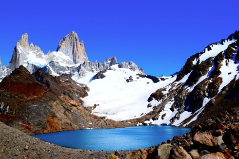 Laguna de Los Tres, Parque Nacional Los Glaciares, Argentina.
