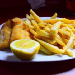 Fish 'n chips, Dalcahue, Chiloé