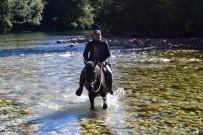 River crossing by horse