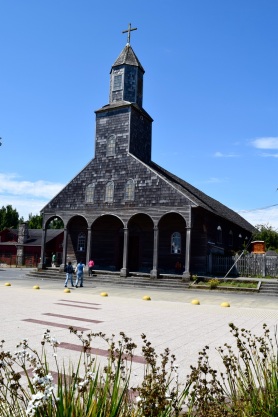 Church in Achao, Isla Quinchao, off Chiloé, Chile