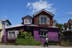 Wonky house, Dalcahue, Chiloé