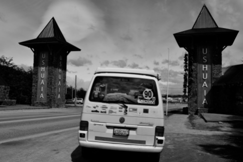 The van in Ushuaia!