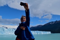 Leo selfie, Perito Moreno glaciar