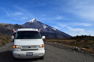 Volcano Lanin, Chile-Argentina border