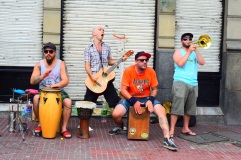 Street music, San Telmo, Buenos Aires.